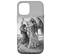 Carcasa para iPhone 12/12 Pro Gustave Dore Jacob luchando con el ángel 1855