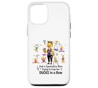 Carcasa para iPhone 12/12 Pro Gymnastics Mom Funny Ducks Gymnastics Mama