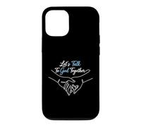 Carcasa para iPhone 12/12 Pro Hablemos con Dios Juntos Grupo de Oración Cristiana