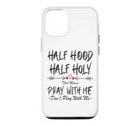 Carcasa para iPhone 12/12 Pro Half Hood Half Holy, eso Significa Que Reza Conmigo, no juegues a Arrow