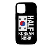 Carcasa para iPhone 12/12 Pro Half Korean Better Than None Funny Korea Pride Bandera Coreana