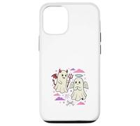 Carcasa para iPhone 12/12 Pro Halloween Fantasma Diablo Ángel Kawaii