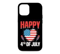 Carcasa para iPhone 12/12 Pro Happy 4th of July For Men Women 4th of July American Flag