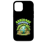 Carcasa para iPhone 12/12 Pro Happy EarthDay Save The Planet Kawaii Día de la Tierra Todos los días
