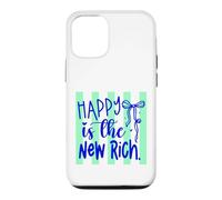 Carcasa para iPhone 12/12 Pro Happy Is The New Rich Positive Life Cita