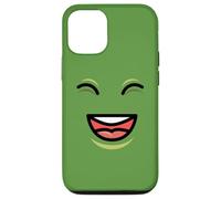 Carcasa para iPhone 12/12 Pro Happy Laughing Face - Cartoon Green Avocado