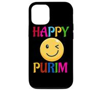 Carcasa para iPhone 12/12 Pro Happy Purim Costume Funny Jewish Face Mask