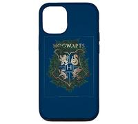 Carcasa para iPhone 12/12 Pro Harry Potter Hogwarts Green and Gold Floral Crest