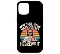Carcasa para iPhone 12/12 Pro Hebreos Café Divertido Jesús Humor Cristiano Chiste