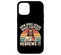 Carcasa para iPhone 12/12 Pro Hebreos Café Divertido Jesús Humor Cristiano Chiste