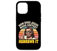 Carcasa para iPhone 12/12 Pro Hebreos Café Divertido Jesús Humor Cristiano Chiste