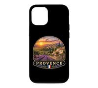Carcasa para iPhone 12/12 Pro Hermoso Paisaje de Campos de Lavanda de Provenza