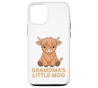 Carcasa para iPhone 12/12 Pro Highland Cow Grandma'S Little MOO Scottish Cowgirl Fun