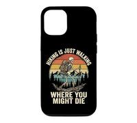 Carcasa para iPhone 12/12 Pro Hiking Is Just Walking Where You Might Die Naturaleza