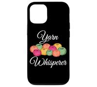 Carcasa para iPhone 12/12 Pro Hilado Whisperer Funny Knitting Crochet Knit Graphic Gift