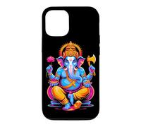 Carcasa para iPhone 12/12 Pro Hindou Ganesh Puja Elefante Dios India Meditación Yoga Murti