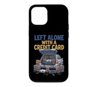 Carcasa para iPhone 12/12 Pro Home Cinema Left Alone with A Credit Card Funny Hobby