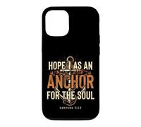 Carcasa para iPhone 12/12 Pro Hope As An Anchor Hebreos 6 19 Versículo de la Biblia