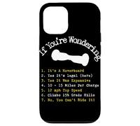 Carcasa para iPhone 12/12 Pro Hoverboard Checklist Cool & Funny Hoverboard Gift