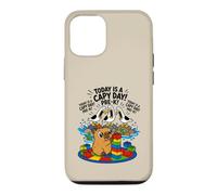 Carcasa para iPhone 12/12 Pro Hoy es un día de Capibara, Divertido Juego de Palabras de Capibara, Gaviota, Grito Antes de K
