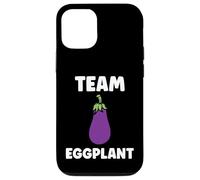 Carcasa para iPhone 12/12 Pro Humor Food Eggplant Simple Team Eggplant