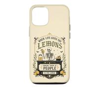 Carcasa para iPhone 12/12 Pro Humor Oscuro gótico limón Cita Esqueleto Mercado Estado de ánimo