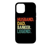 Carcasa para iPhone 12/12 Pro Husband Dad Banker Legend Vintage Funny Banker Día del Padre