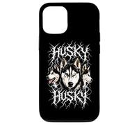Carcasa para iPhone 12/12 Pro Husky Heavy Metal Rock Dog Angry Music Band Festival