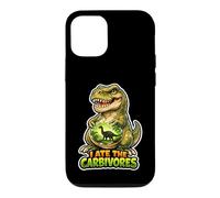 Carcasa para iPhone 12/12 Pro I Ate The Carbívoros Divertido Juego de Palabras Vegano Dino