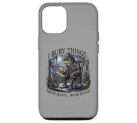 Carcasa para iPhone 12/12 Pro I Bury Things Frog Gardener Dark Humor Shovel
