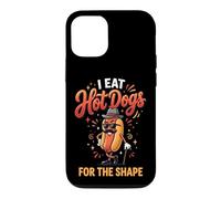 Carcasa para iPhone 12/12 Pro I Eat Hot Dogs For The Shape Barbacoa