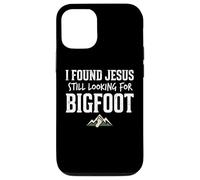 Carcasa para iPhone 12/12 Pro I Found Jesus Still Looking for Bigfoot Funny Christian