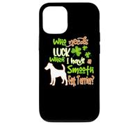 Carcasa para iPhone 12/12 Pro I Have A Smooth Fox Terrier Dog Lucky Funny St Patricks Day