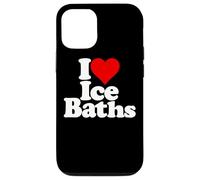 Carcasa para iPhone 12/12 Pro I Love Heart Ice BAÑOS Cold TUBS