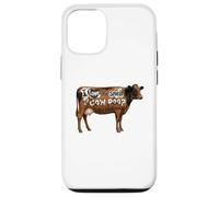 Carcasa para iPhone 12/12 Pro I Love Morning Cow Poop Smell Funny Farmer Rancher Cow Lover