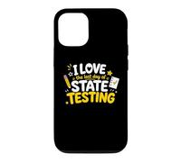 Carcasa para iPhone 12/12 Pro I Love The Last Day of State Testing Funny Teachers Test Day