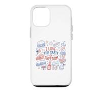Carcasa para iPhone 12/12 Pro I Love The Taste of Freedom Vintage American Foods Gráfico