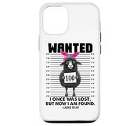 Carcasa para iPhone 12/12 Pro I Once Was Lost But Now I Am Found Lucas 15:10 Fun Lost Sheep