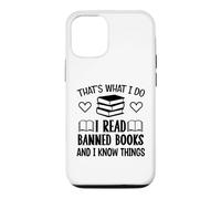 Carcasa para iPhone 12/12 Pro I Read Banned Books I Know Things,Banned Book Lover Bookish