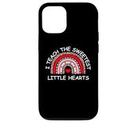 Carcasa para iPhone 12/12 Pro I Teach The Sweetest Hearts Rainbow Teacher Valentine's Day
