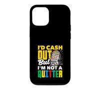 Carcasa para iPhone 12/12 Pro ID Cash out No una máquina tragamonedas de Casino Quitter