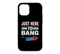 Carcasa para iPhone 12/12 Pro I'm Just Here to Bang 4th July Funny Petardo