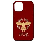 Carcasa para iPhone 12/12 Pro Imperio Romano República SPQR Águila Aquila Pilar Corona de