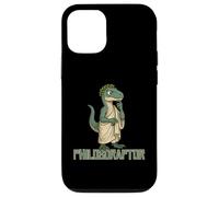 Carcasa para iPhone 12/12 Pro Impresión humorística de Philosoraptor Logic Thinker Dinosaur Meme