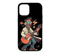 Carcasa para iPhone 12/12 Pro Impresionante Doc con Guitarra eléctrica de Emergencia para Amantes del Rock