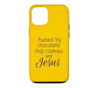Carcasa para iPhone 12/12 Pro Impulsado por Galletas con chispas de Chocolate y Jesús