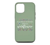 Carcasa para iPhone 12/12 Pro In a Field of Roses She is a Wildflower Hummingbird Flower