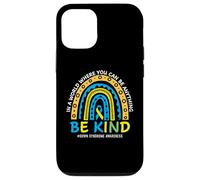 Carcasa para iPhone 12/12 Pro In October We Wear Blue Yellow Kind Down Syndrome Awareness