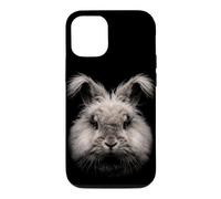 Carcasa para iPhone 12/12 Pro Inglés Angora Conejo Cara Bosque Fauna Silvestre