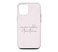 Carcasa para iPhone 12/12 Pro INSOCIABLE Y TACITURNA Jane Austen Orgullo & Prejuicio Meme